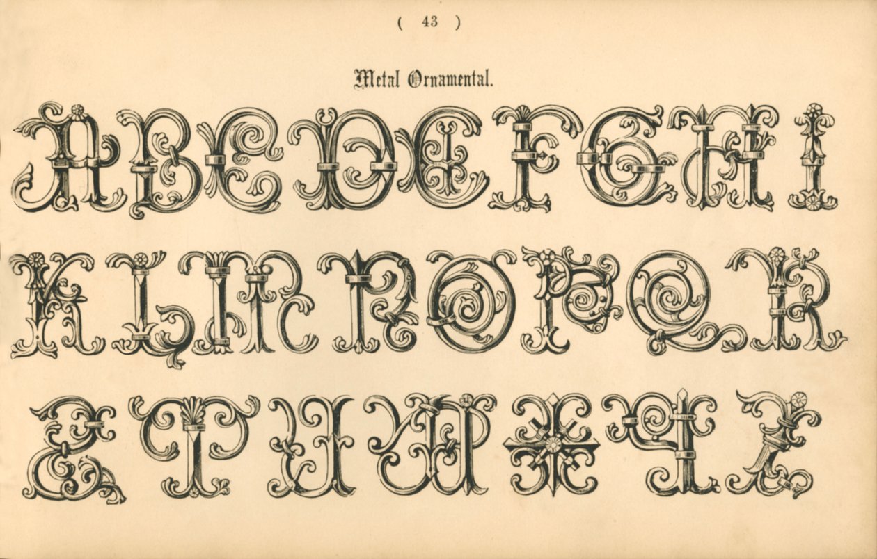 Metal Süs, 1862 by Unbekannt
