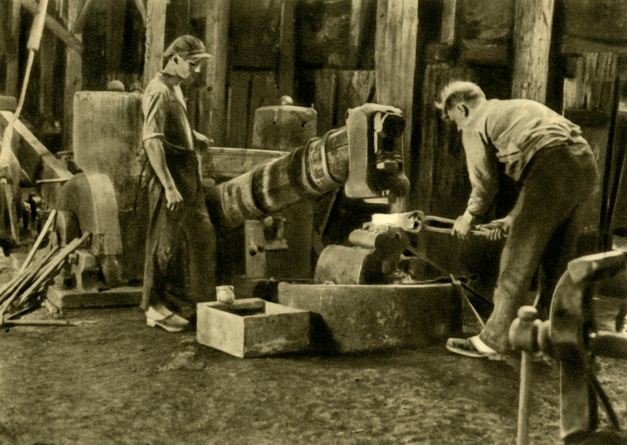 Metal işçileri, Steiermark, Avusturya, c1935. by Unbekannt