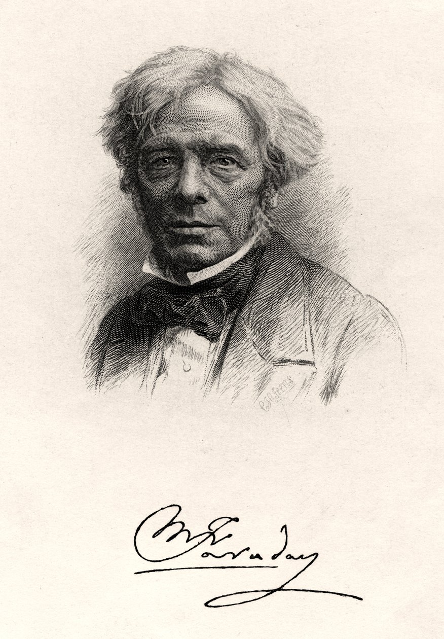 Michael Faraday, İngiliz fizikçi ve kimyager, 1931 by Unbekannt