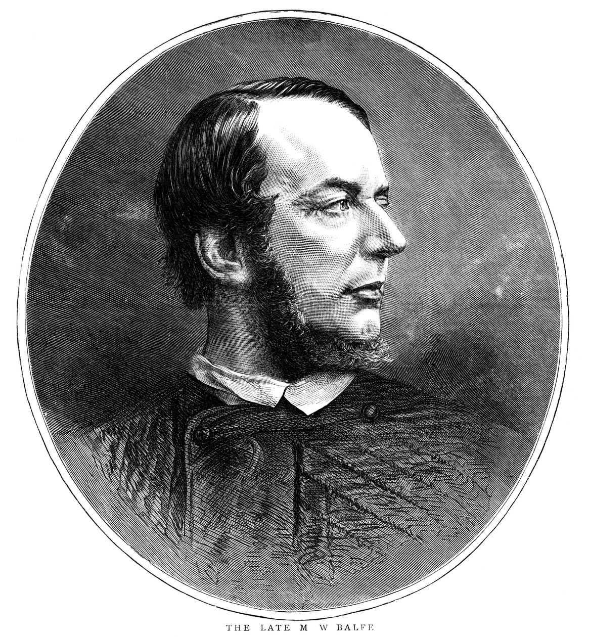 Michael William Balfe, İrlanda doğumlu İngiliz besteci ve şarkıcı, 1870 by Unbekannt