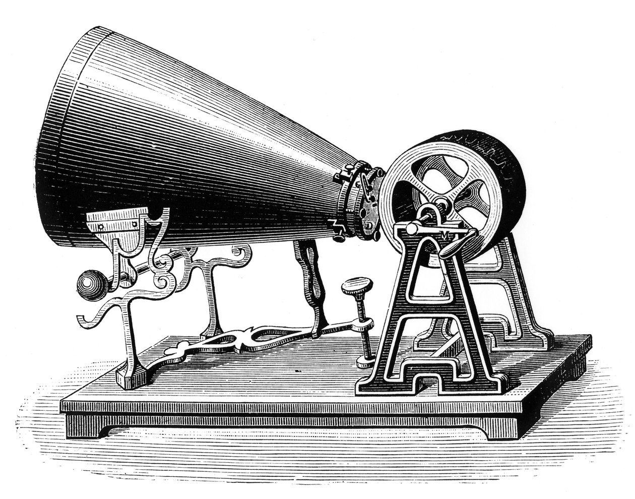 19. yüzyıl ortası Phonautograph, c1880 by Unbekannt