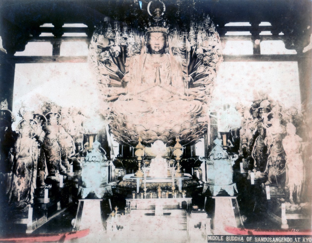 Orta Buda, Sanjusangendo Tapınağı, Kyoto, Japonya by Unbekannt