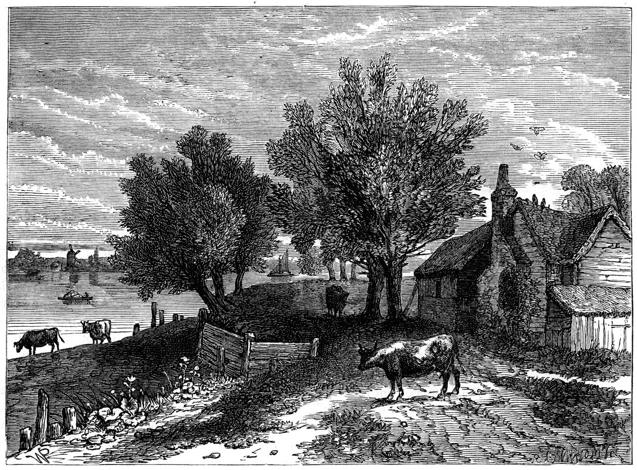Millbank, Londra, c1800 1891 by Unbekannt