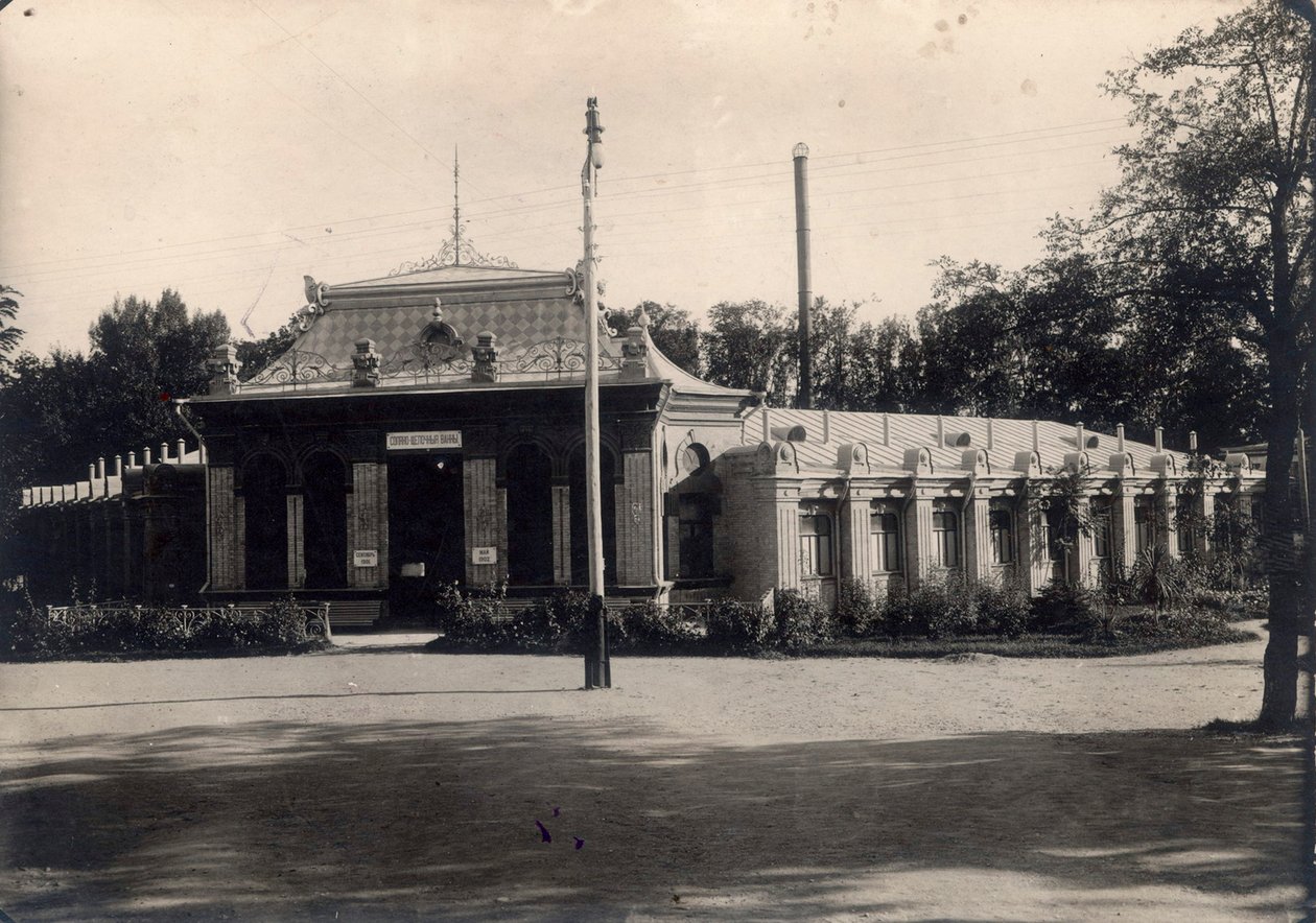 Maden suyu banyoları, Pyatigorsk, Rusya, 1900