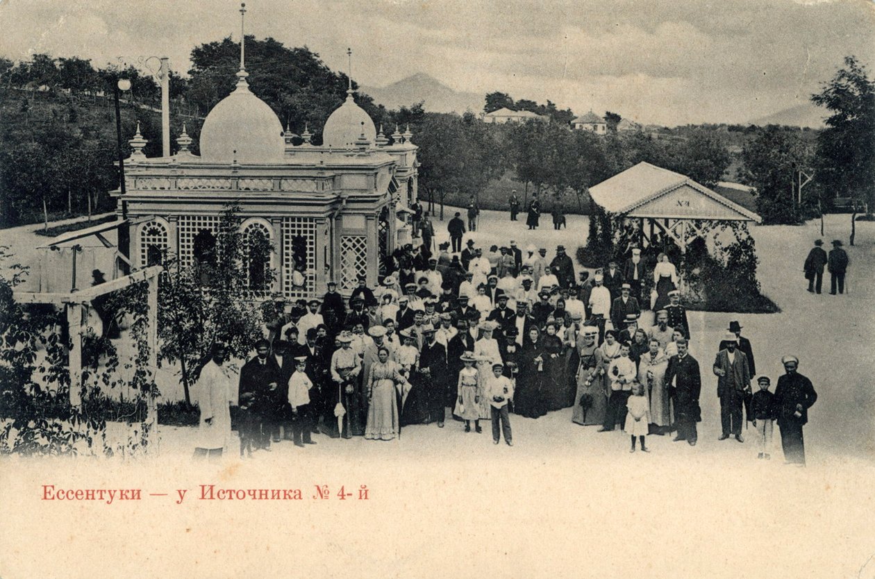 Maden suyu kaynağı no 4, Yessentuki, Rusya, 1900