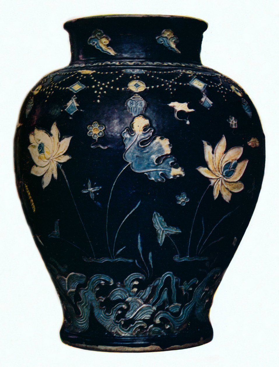 Ming Dynasty, Fahua vase, 15th century by Unbekannt