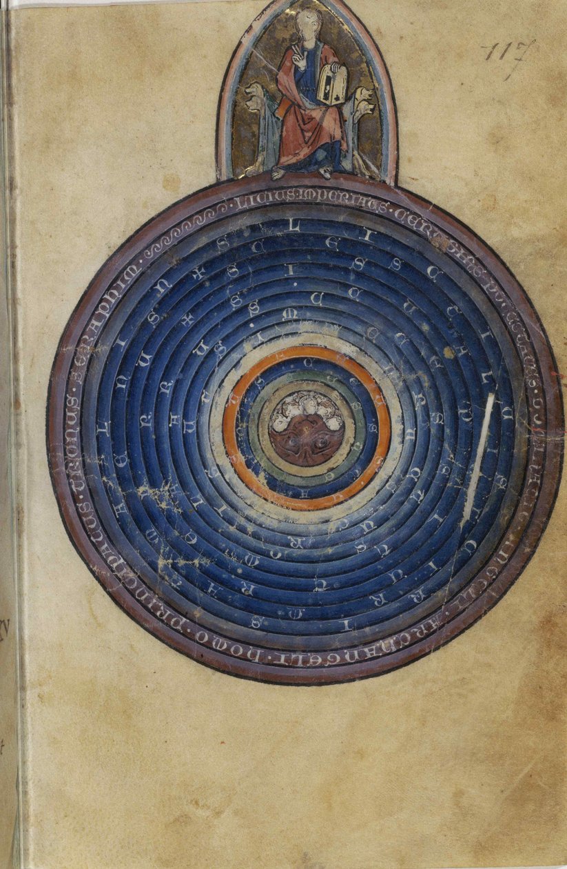 Gossuin de Metz'in LImage du Monde'sinden minyatür, 13. yüzyıl. by Unbekannt