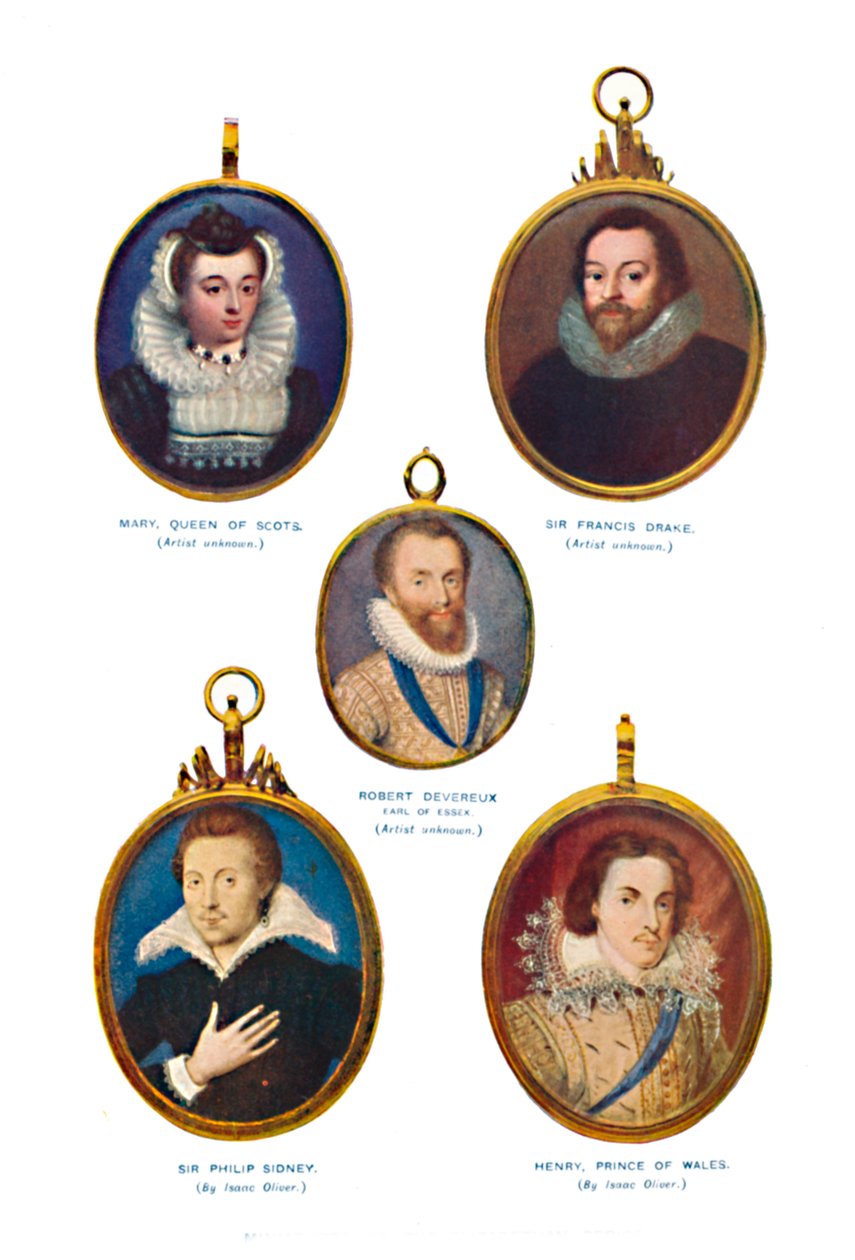 Elizabeth Dönemi Victoria ve Albert Müzesi Minyatürleri., c1580-1610, 1903 by Unbekannt
