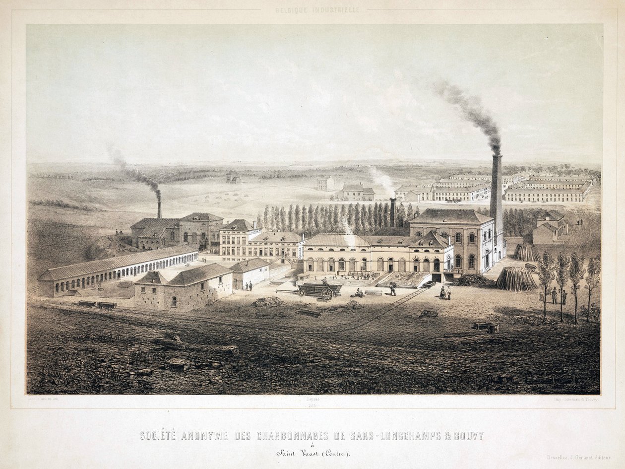 Madencilik, Coal Sars Longchamps & Bouvy Coalmining Co Ltd, Belçika by Unbekannt