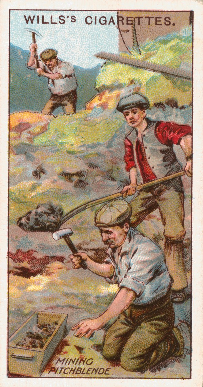 Madencilik Pitchblende, Cornwall, İngiltere, c1916 by Unbekannt