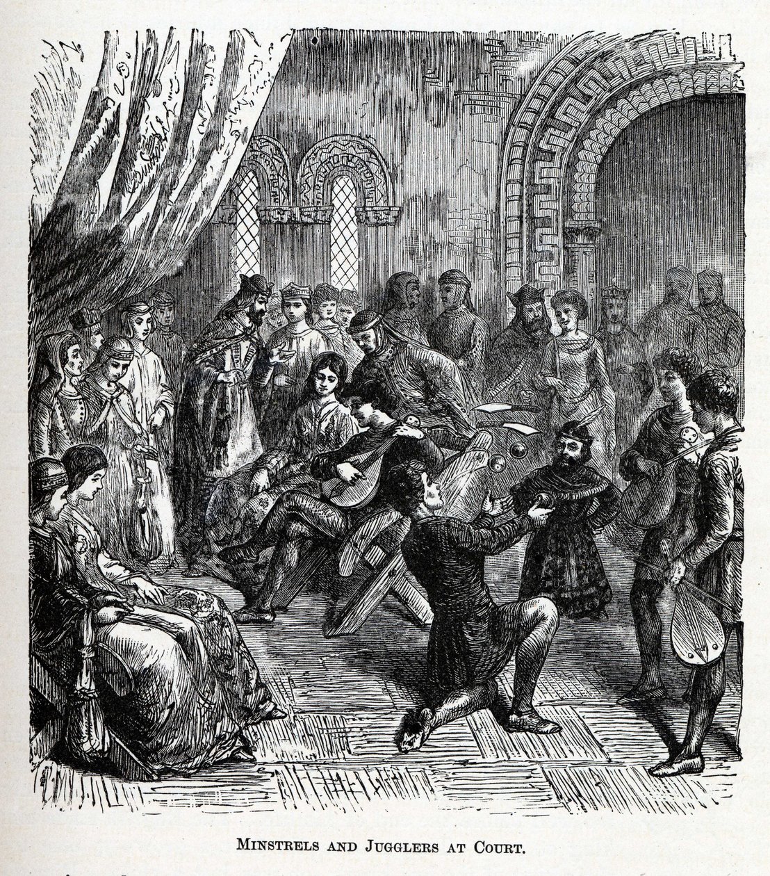 Sarayda Âşıklar ve Hokkabazlar, 1882 by Unbekannt
