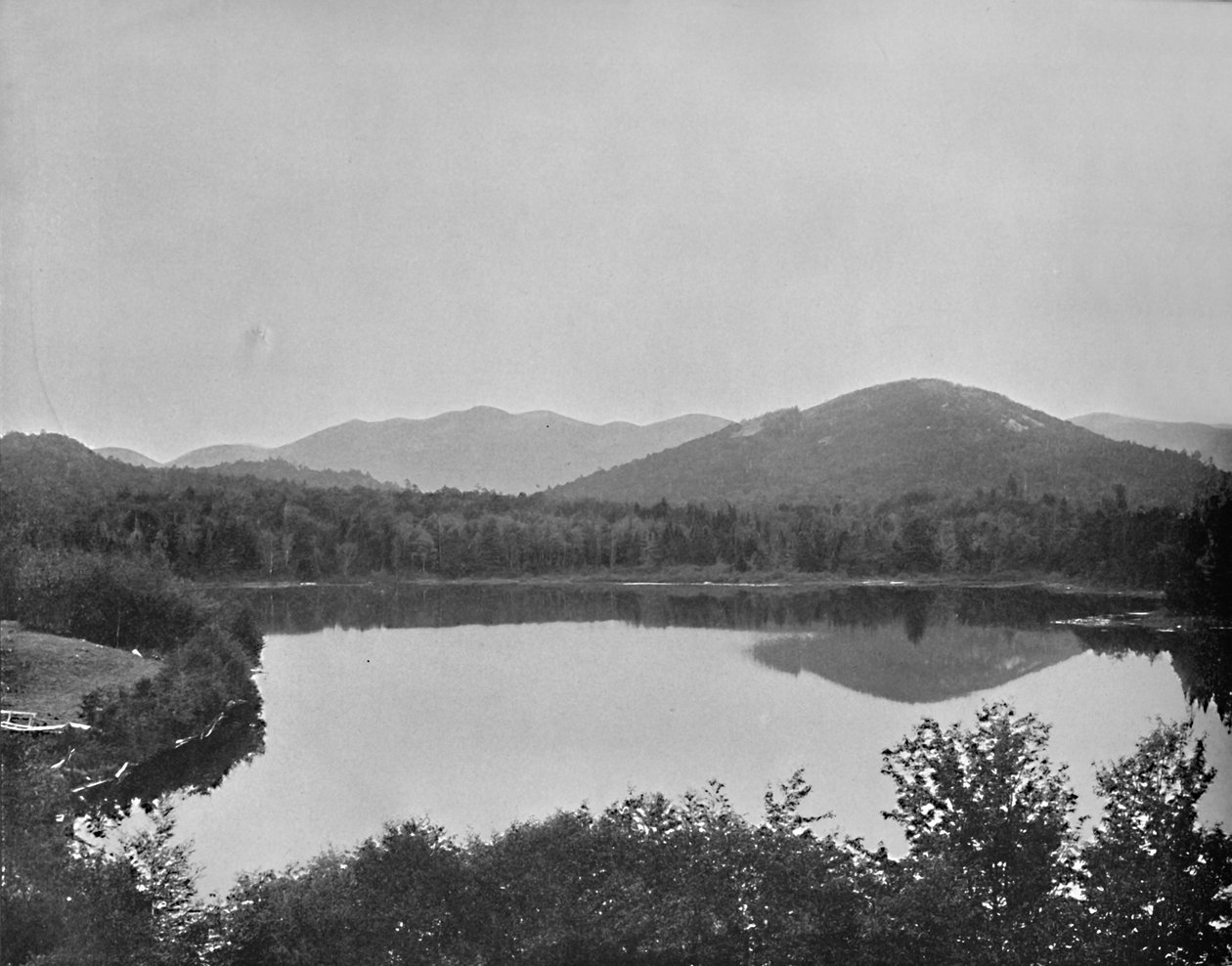 Mirror Lake, Adirondacks, New York, c1897. by Unbekannt
