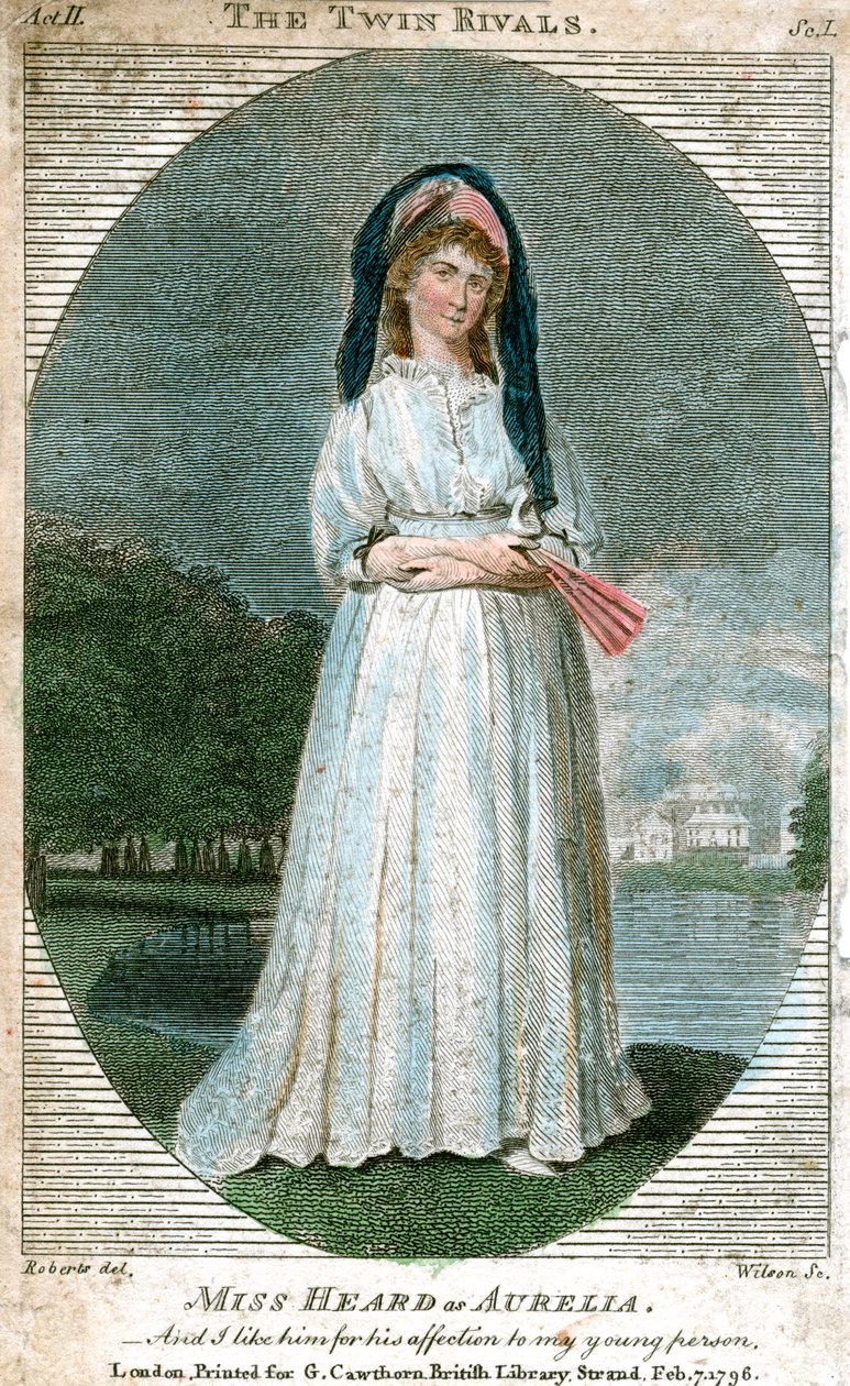 Bayan Heard, Aurelia olarak, 1796 by Unbekannt