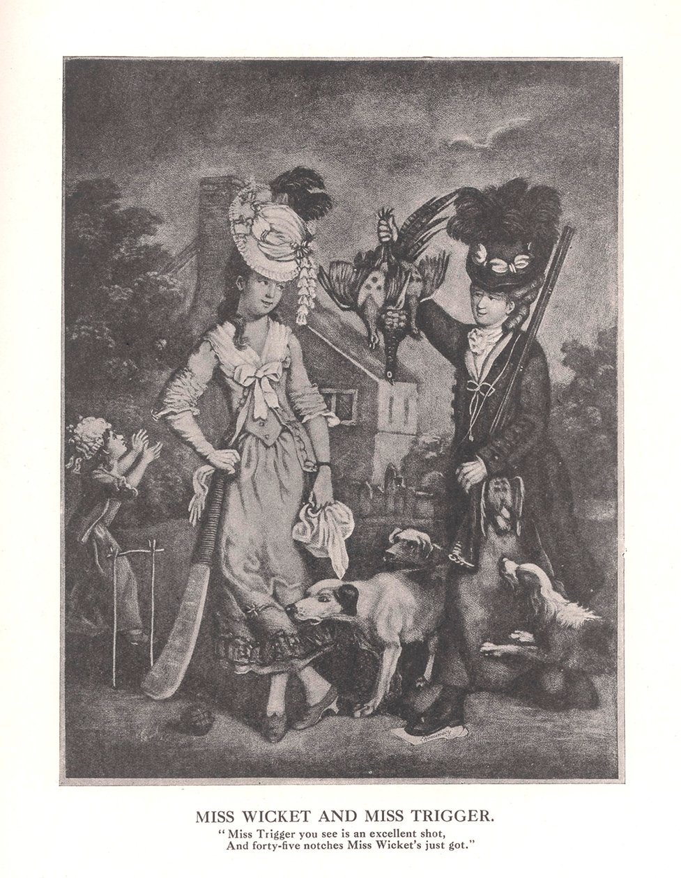 Bayan Wicket ve MissTrigger, c1778 1912 by Unbekannt