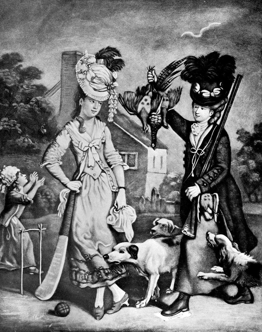 Bayan Wicket ve Bayan Tetik, 1770 by Unbekannt