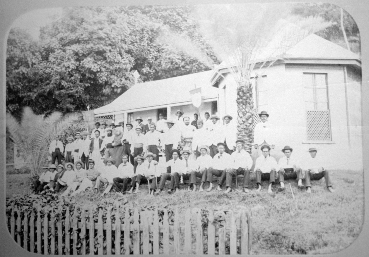 Misyoner okulu, Levuka, Fiji, 1888 by Unbekannt