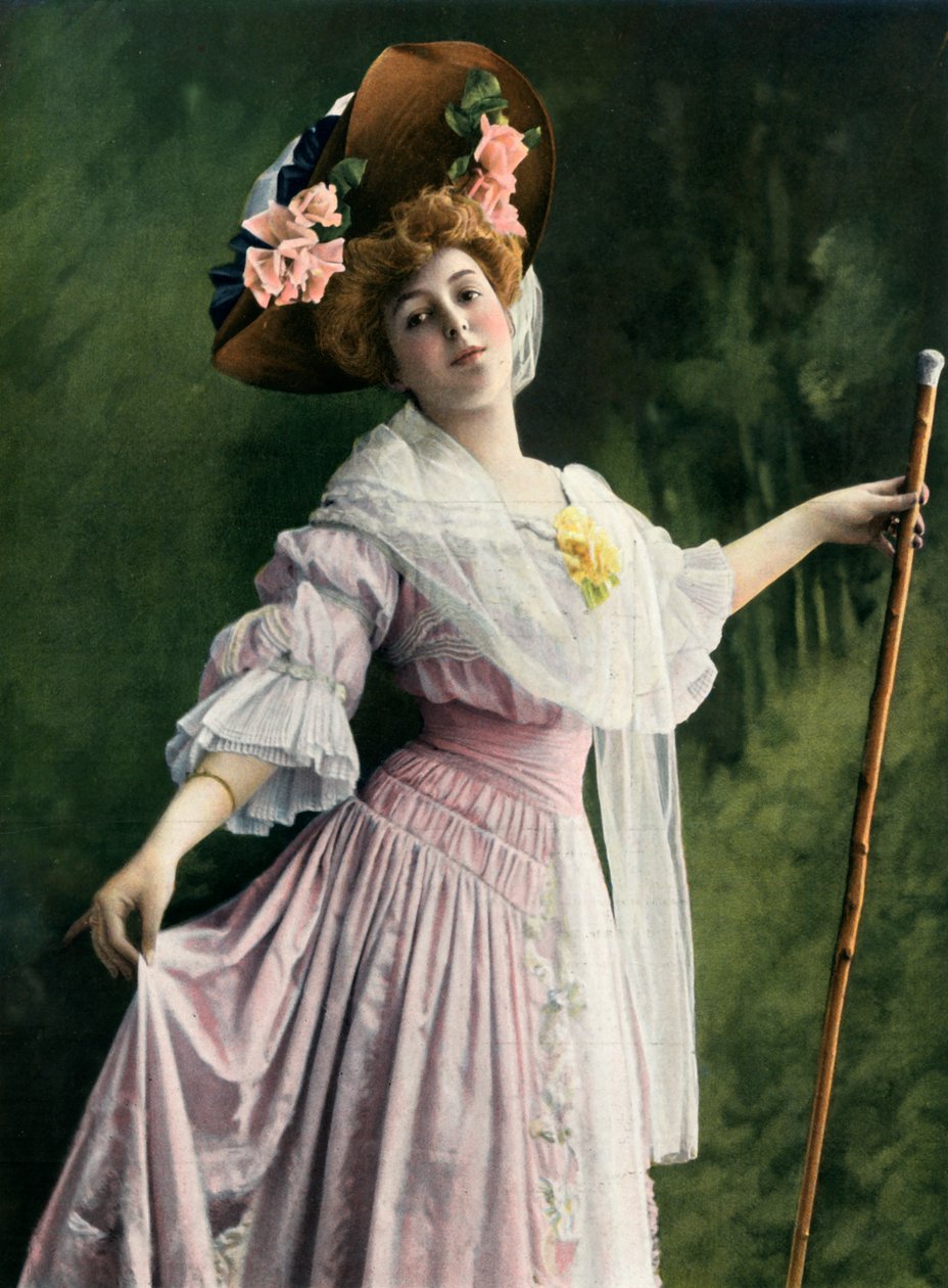Bayan Marthe Regnier, Jacqueline rolü. - Geçit. - Vaudeville, 1904. by Unbekannt