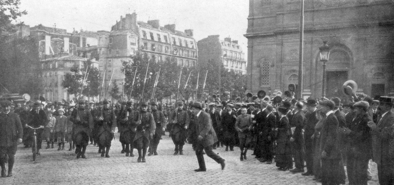 Paris, Fransa, Ağustos 1914