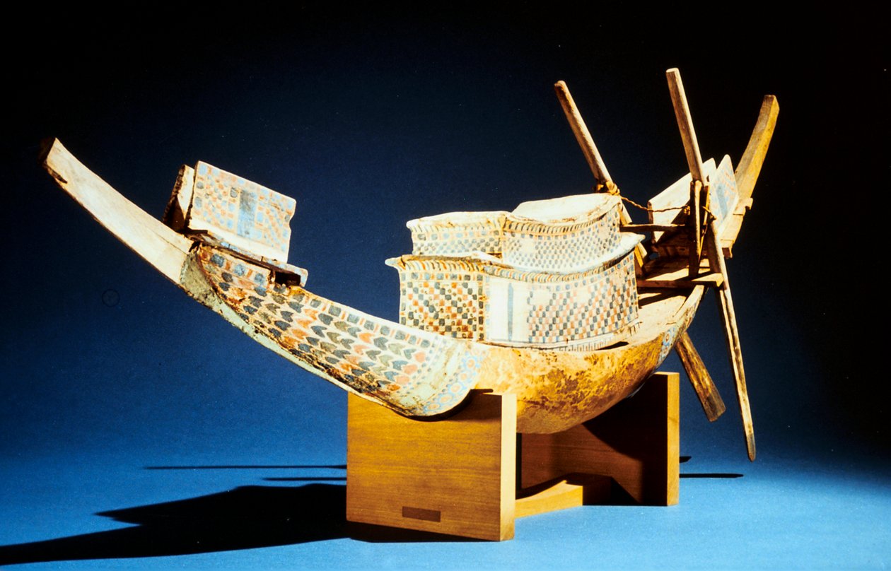Bir tekne modeli, Eski Mısır, 18. Hanedan, MÖ c1325 by Unbekannt