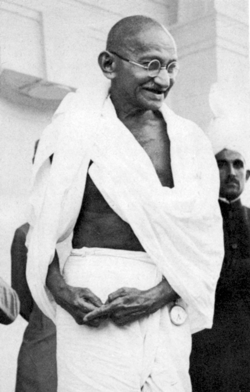 Mohandas Karamchand Gandhi 1869-1948, Hindistan Milliyetçi lideri by Unbekannt