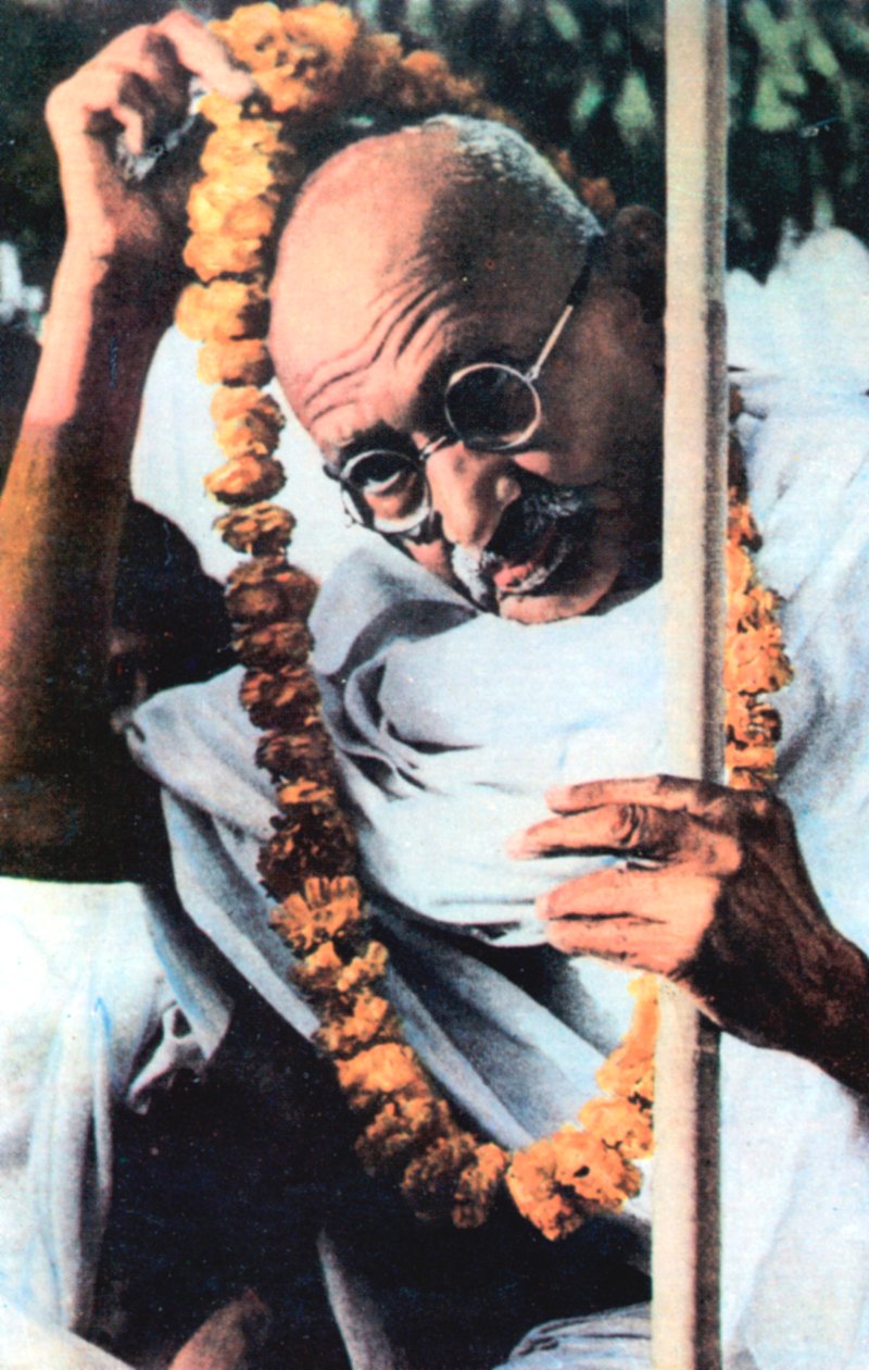 Mohandas Karamchand Gandhi 1869-1948, Hindistan Milliyetçi lideri by Unbekannt