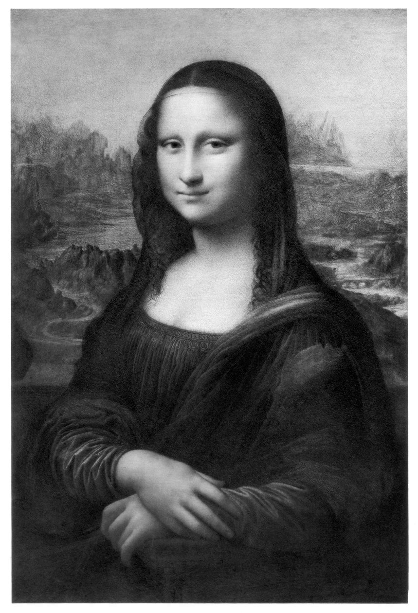 Mona Lisa, c1505, 19. yüzyıl by Unbekannt