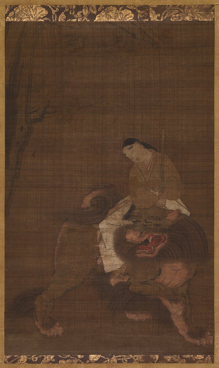 Aslana Binen Bir Çocuk Olarak Monju, 1392-1573. by Unbekannt