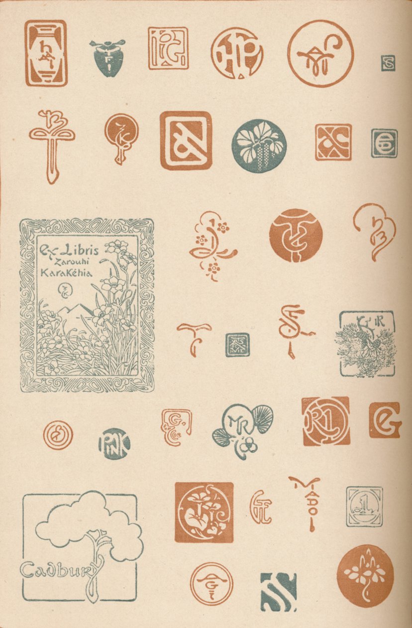 Monogramlar ve İşaretler, c1890, 1905 by Unbekannt