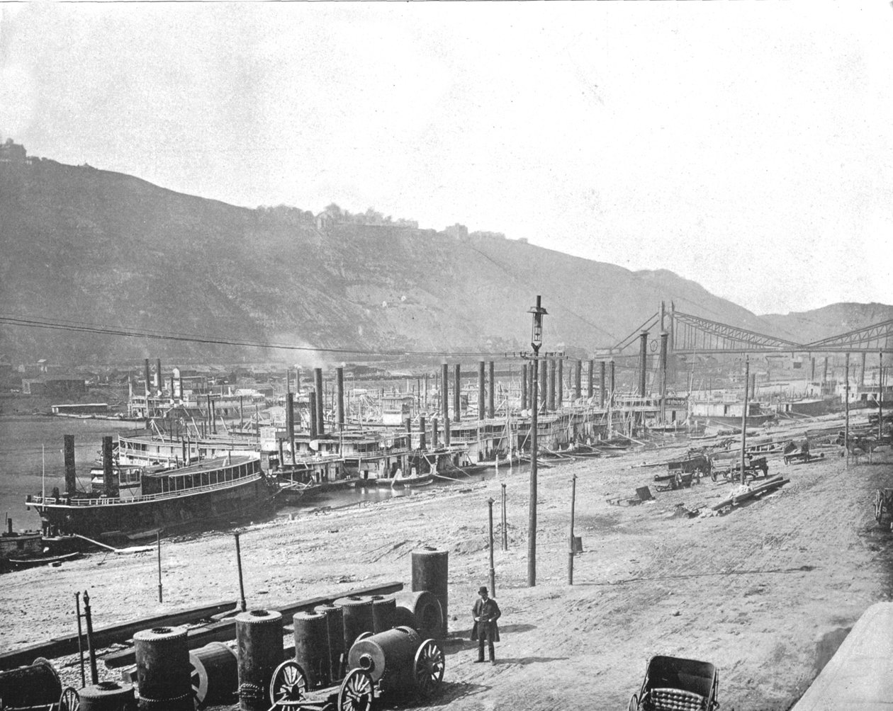 Monongahela İskelesi, Pittsburgh, Pensilvanya, ABD, c1900. by Unbekannt