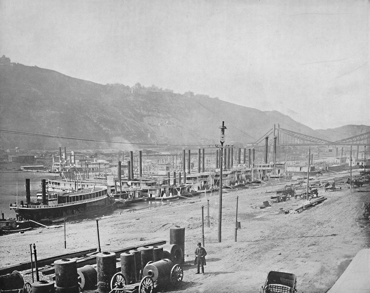 Monongahela İskelesi, Pittsburgh, Pensilvanya, c1897. by Unbekannt