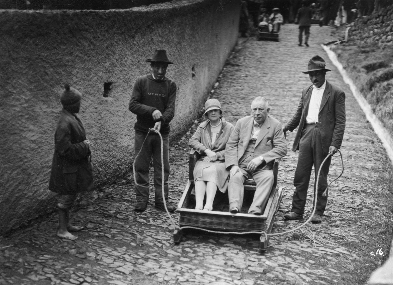 Monte kızak, Madeira, Portekiz, c1920s-c1930s by Unbekannt