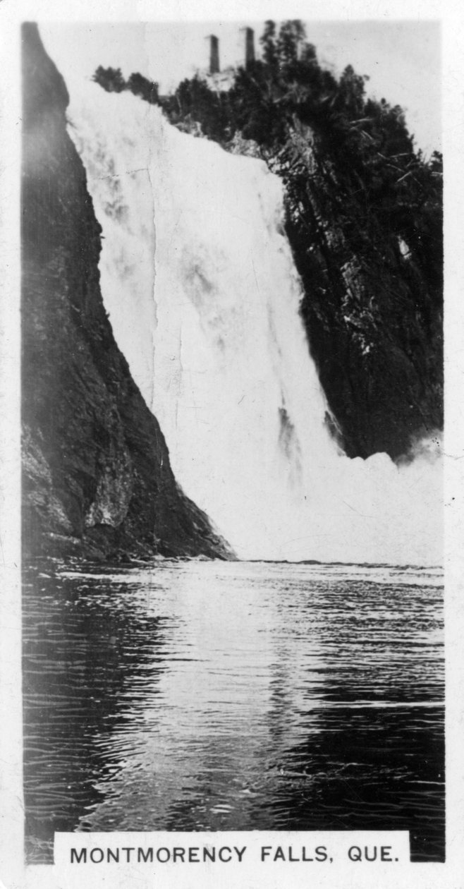 Montmorency Şelalesi, Quebec, Kanada, c1920