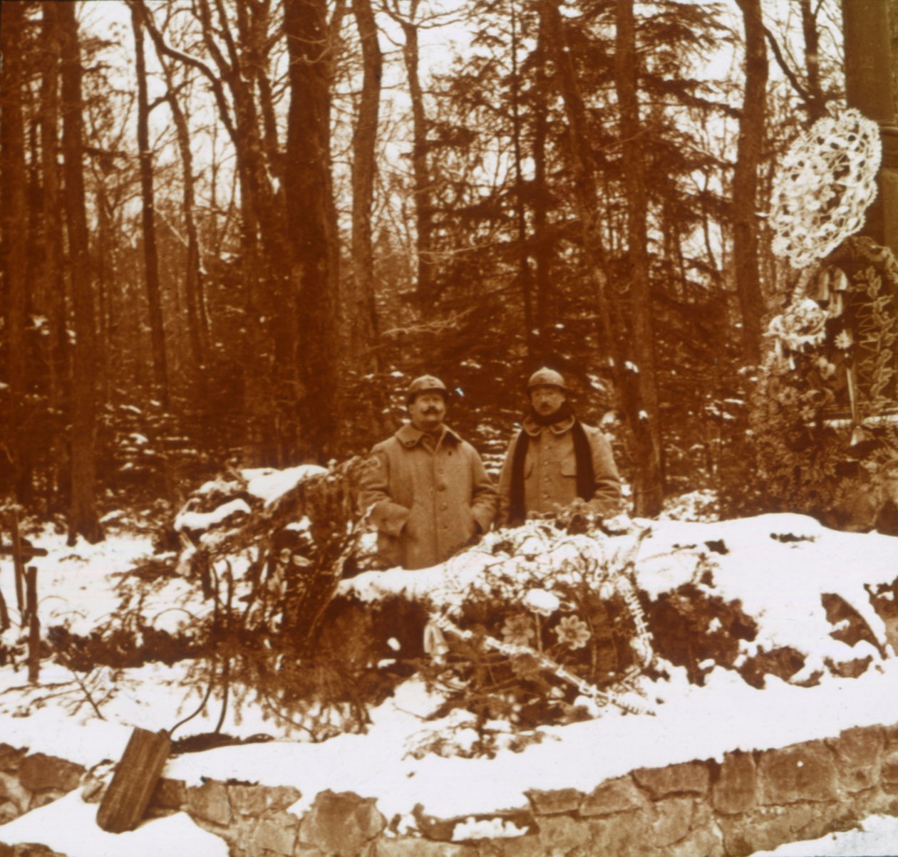 Monument des Chasseurs, Col de la Chipotte, doğu Fransa, c1914-c1918 by Unbekannt