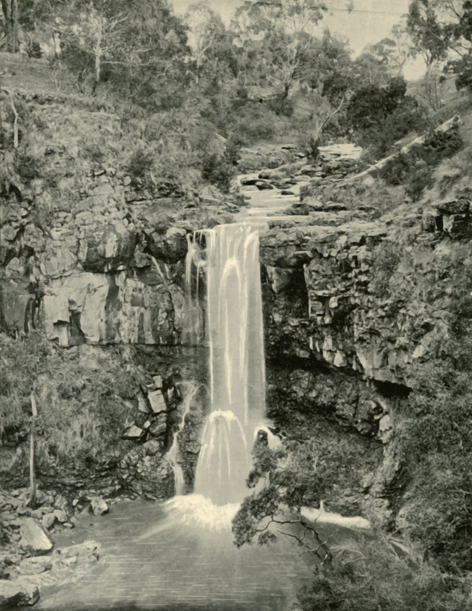 Moorabool Şelalesi, Victoria, 1901. by Unbekannt