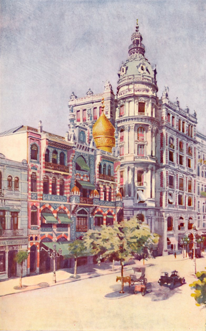 Mağribi Binası ve Messrs. Guinles Ofisleri, Avenida Rio Branco, 1914 by Unbekannt