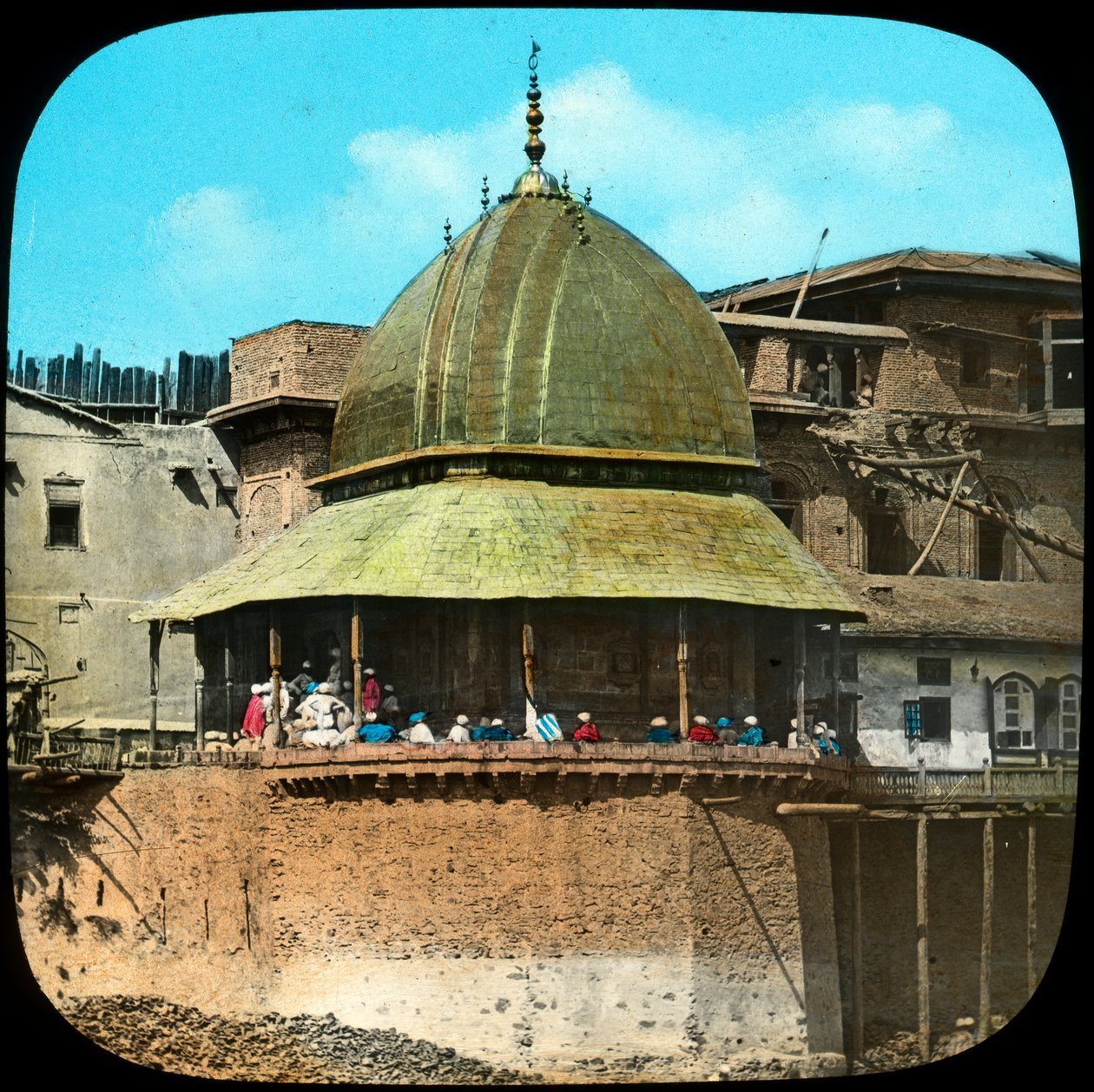 Altın çatılı cami, Hindistan, 19. yüzyılın sonları veya 20. yüzyılın başlarında by Unbekannt
