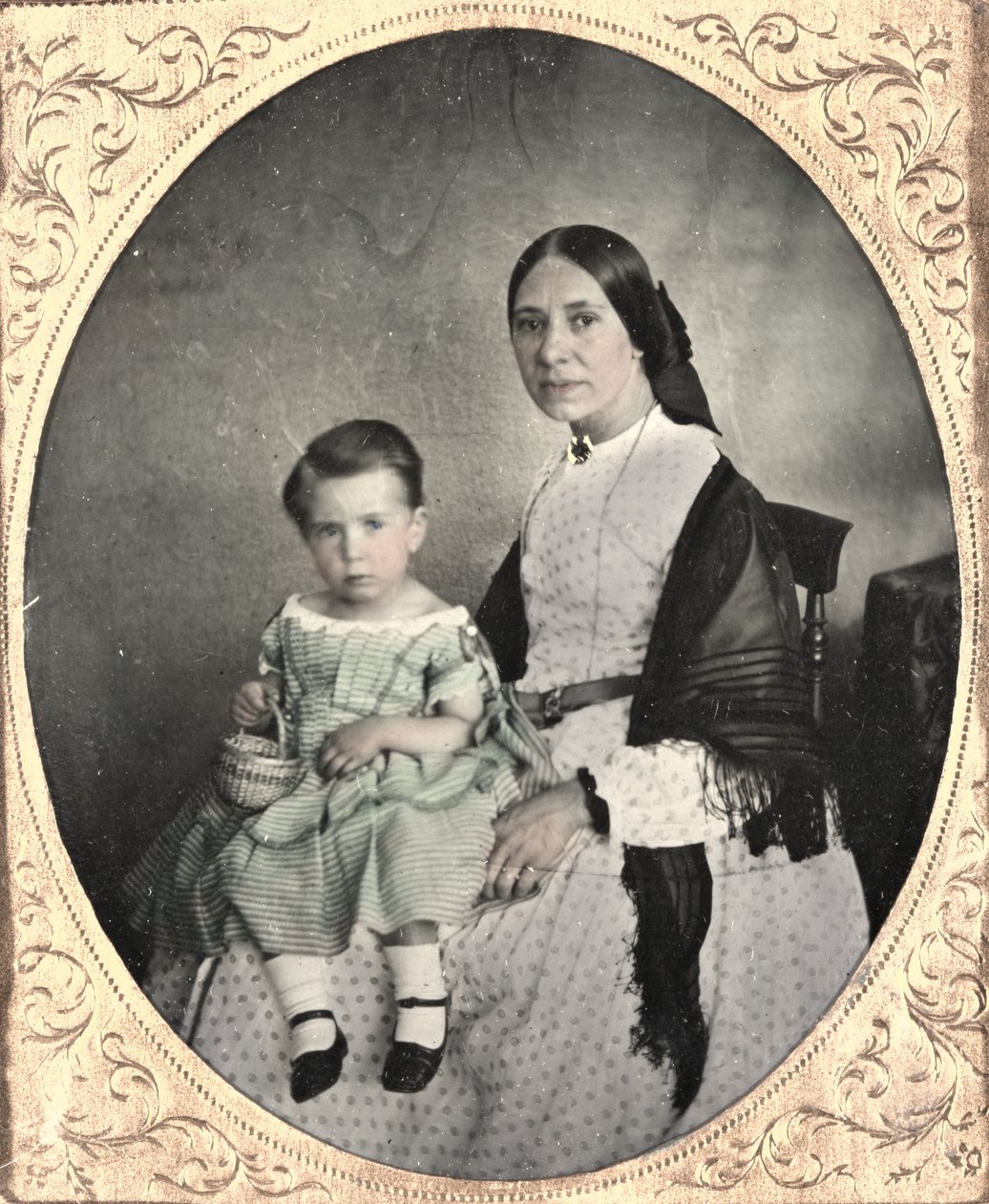 Anne ve Çocuk, c. 1860. by Unbekannt