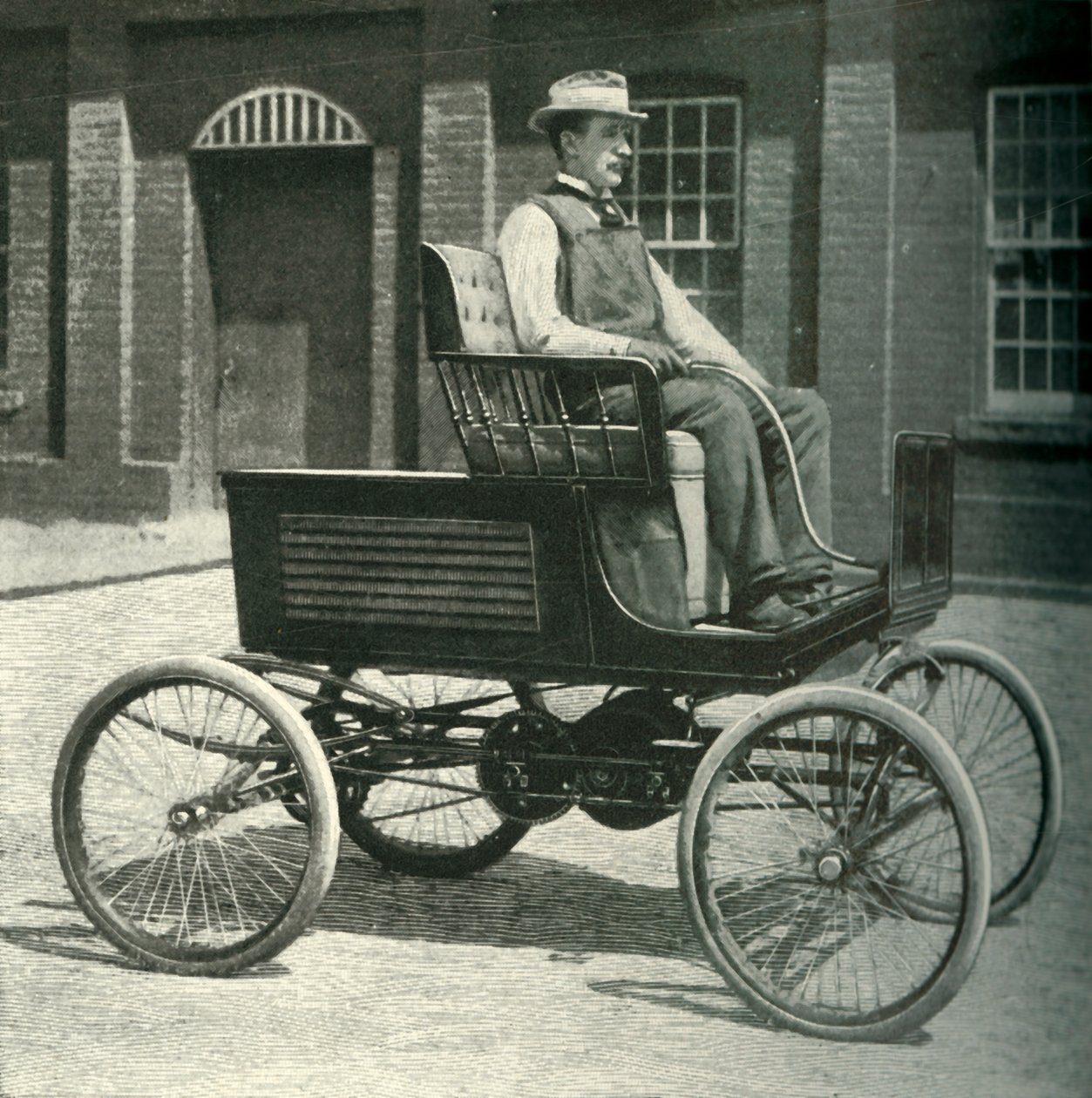 Yeni Akü ile Donatılmış Motorlu Araba, 1902. by Unbekannt