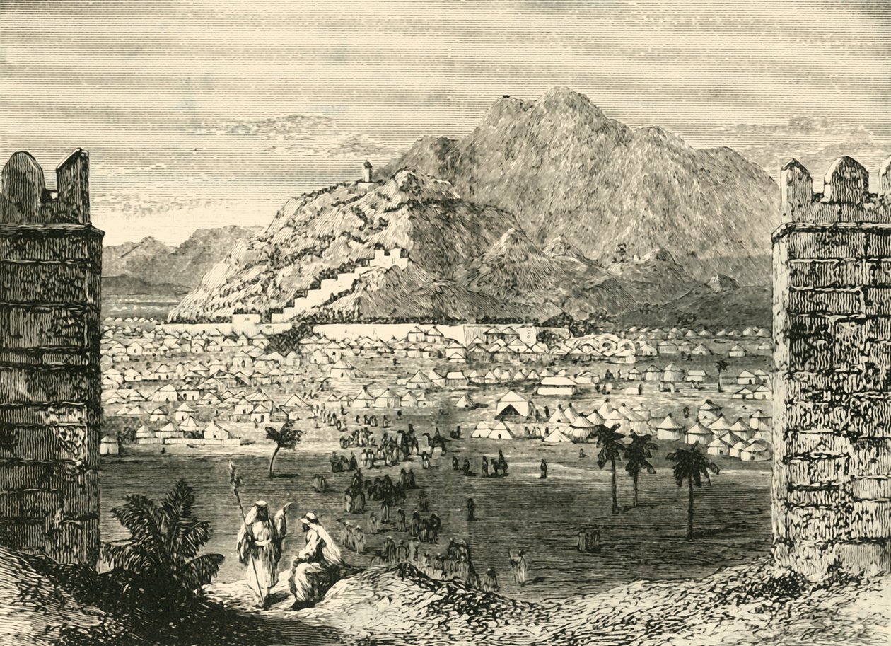Arafat Dağı, Mekke yakınlarında, 1890. by Unbekannt