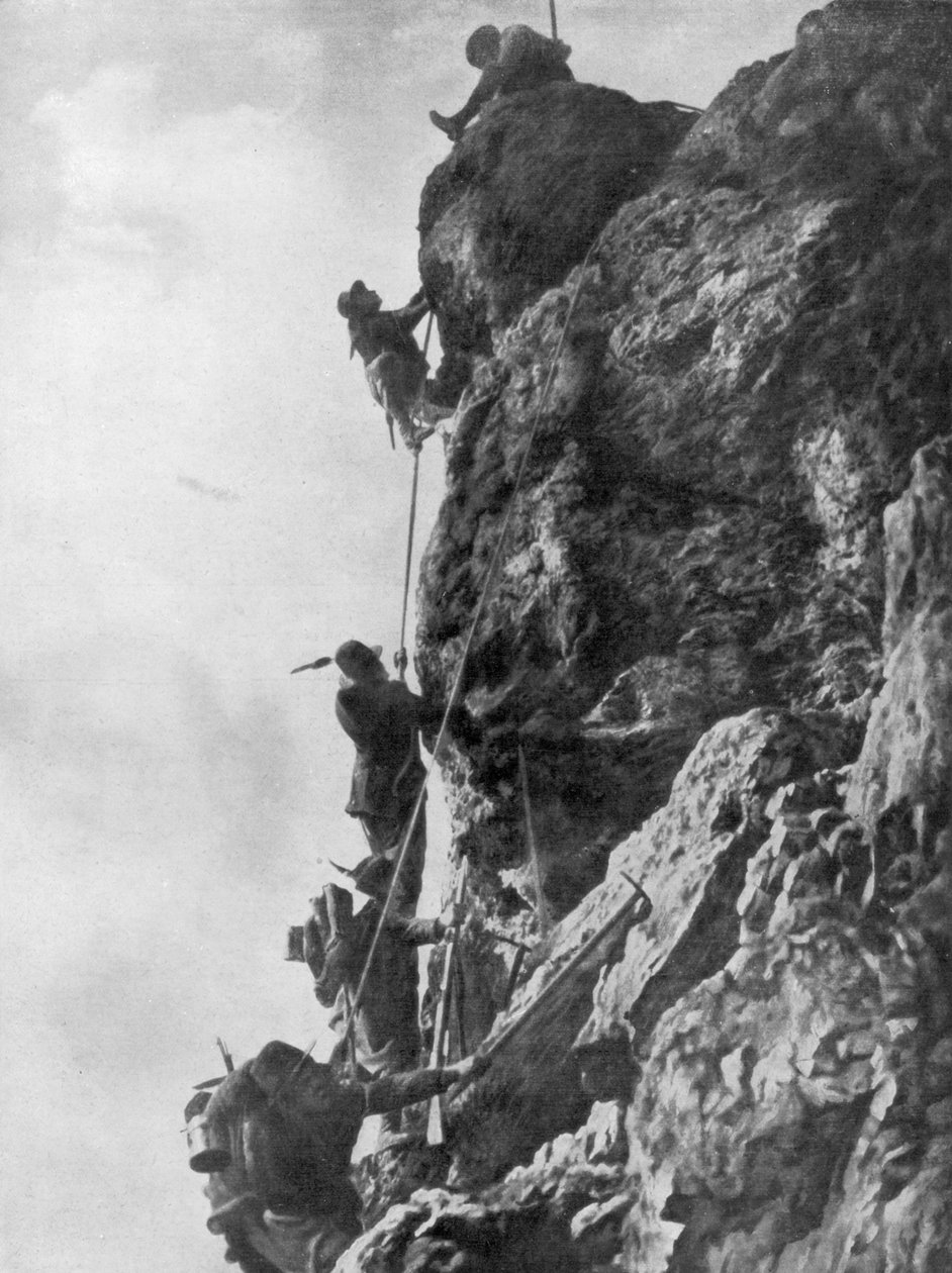 Nero Dağı, Karst platosu, İkinci Isonzo Savaşı, I. Dünya Savaşı, 1915 by Unbekannt