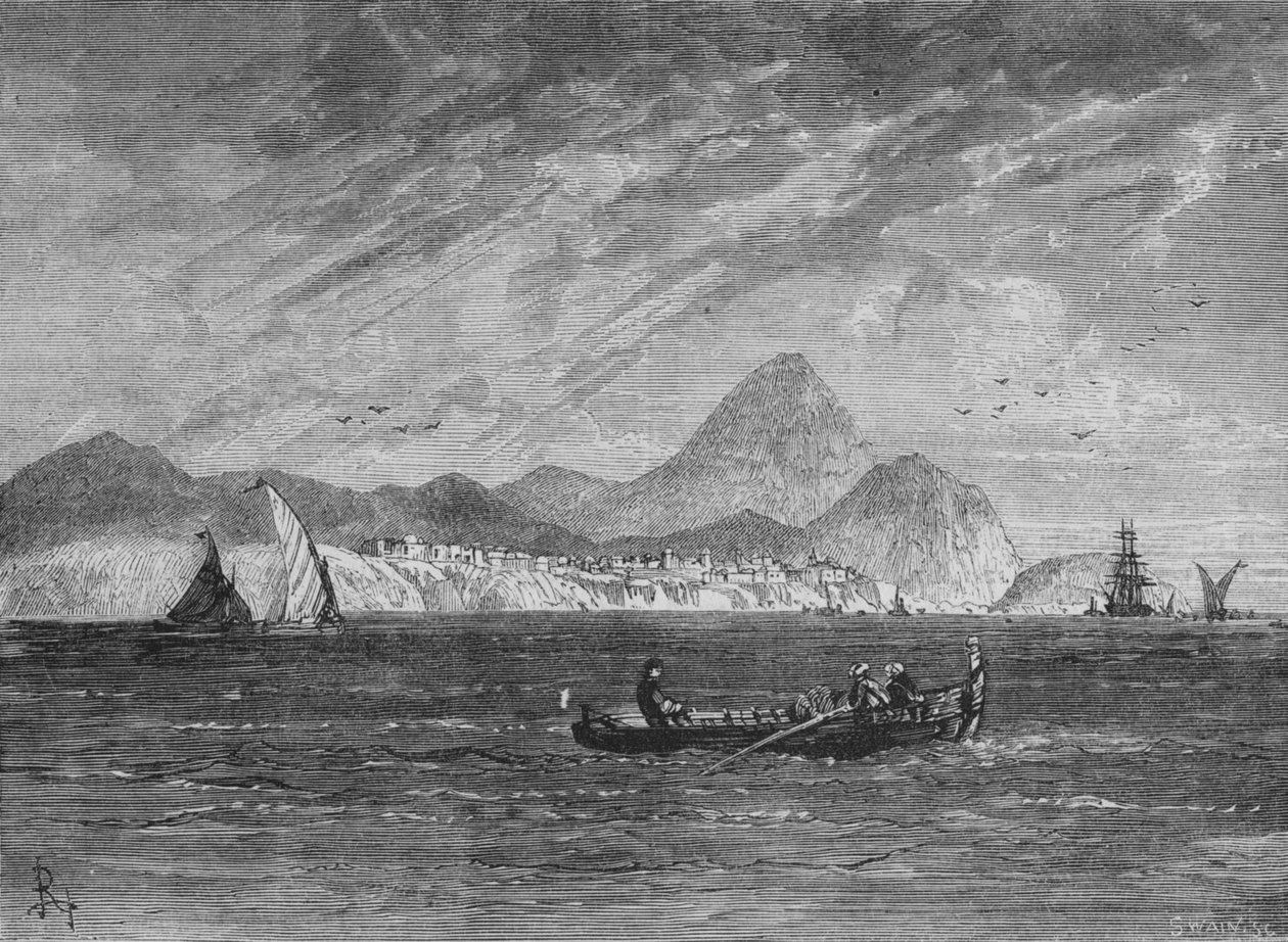 Pernathia Dağı ve Yeni Navarino, c1880 by Unbekannt
