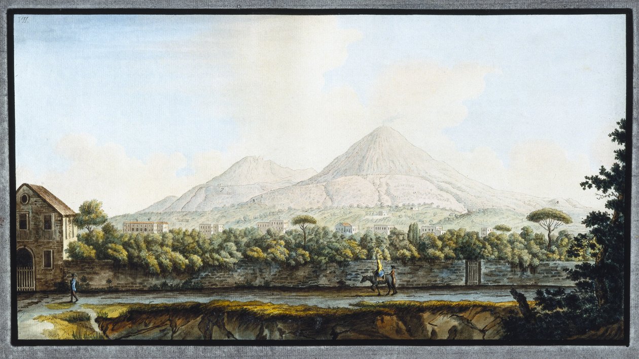 Vezüv Dağı, Napoli Krallığı, c 1767 by Unbekannt