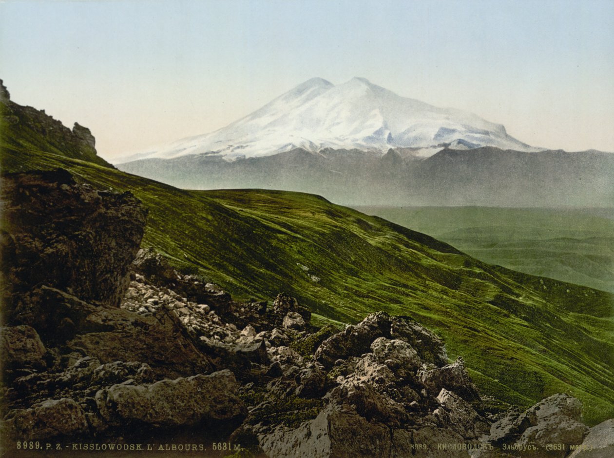 Kislovodsk yakınlarındaki dağ, Rusya, c1895 by Unbekannt