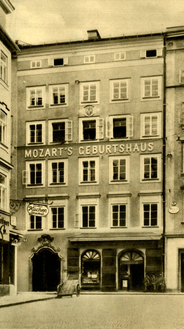 Mozart'ın doğum yeri, Salzburg, Avusturya, c1935. by Unbekannt