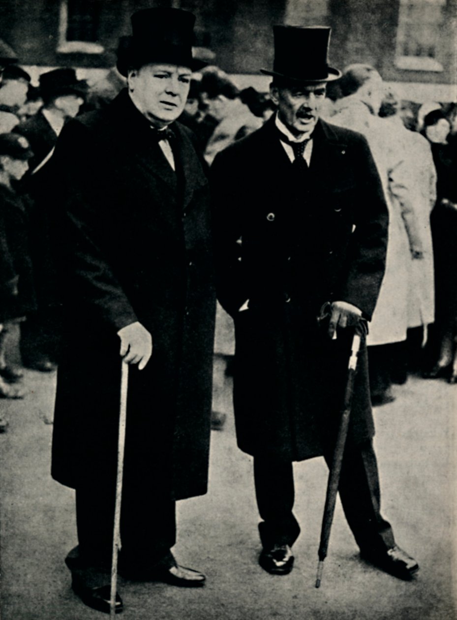 Bay Chamberlain ve Bay Churchill, 23 Şubat 1940, 1945. by Unbekannt