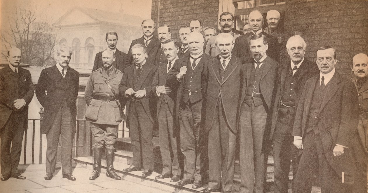 Bay Lloyd George, Başbakan ve bazı meslektaşları 1917, c1917, 1935 by Unbekannt