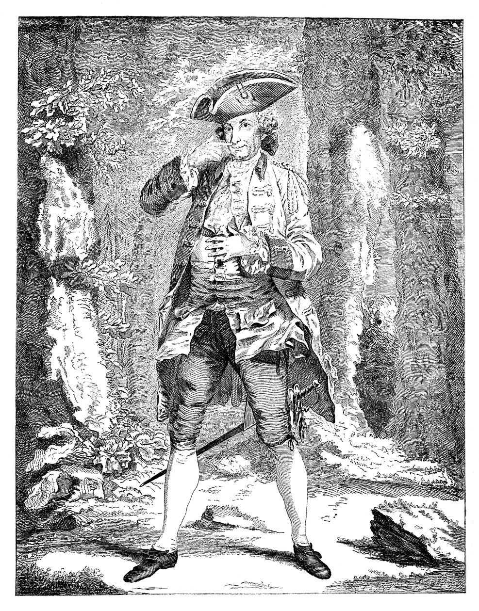 Bay Woodward, Mercutio karakterinde, 1753 by Unbekannt