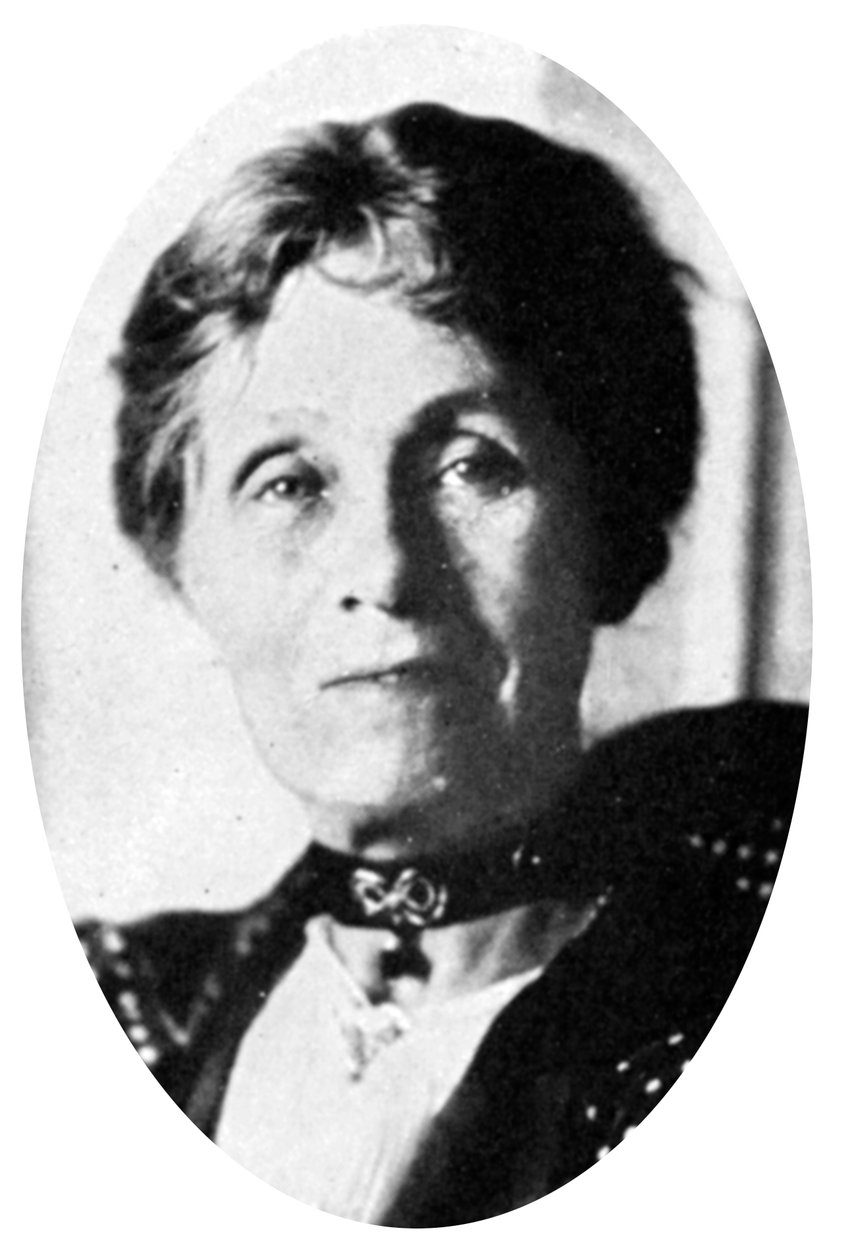 Bayan Emmeline Pankhurst, İngiliz süfrajet, 20. yüzyılın başlarında by Unbekannt