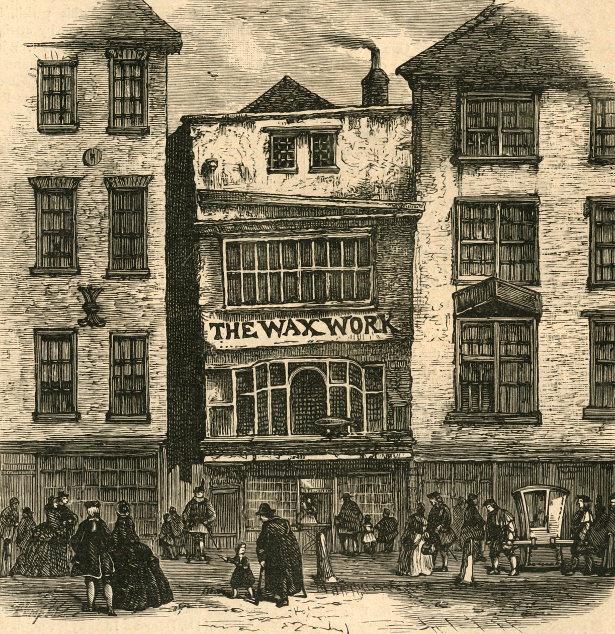 Bayan Salmons Waxwork, Fleet Caddesi - Henry VIII Sarayı. ve Kardinal Wolsey, 1897. by Unbekannt