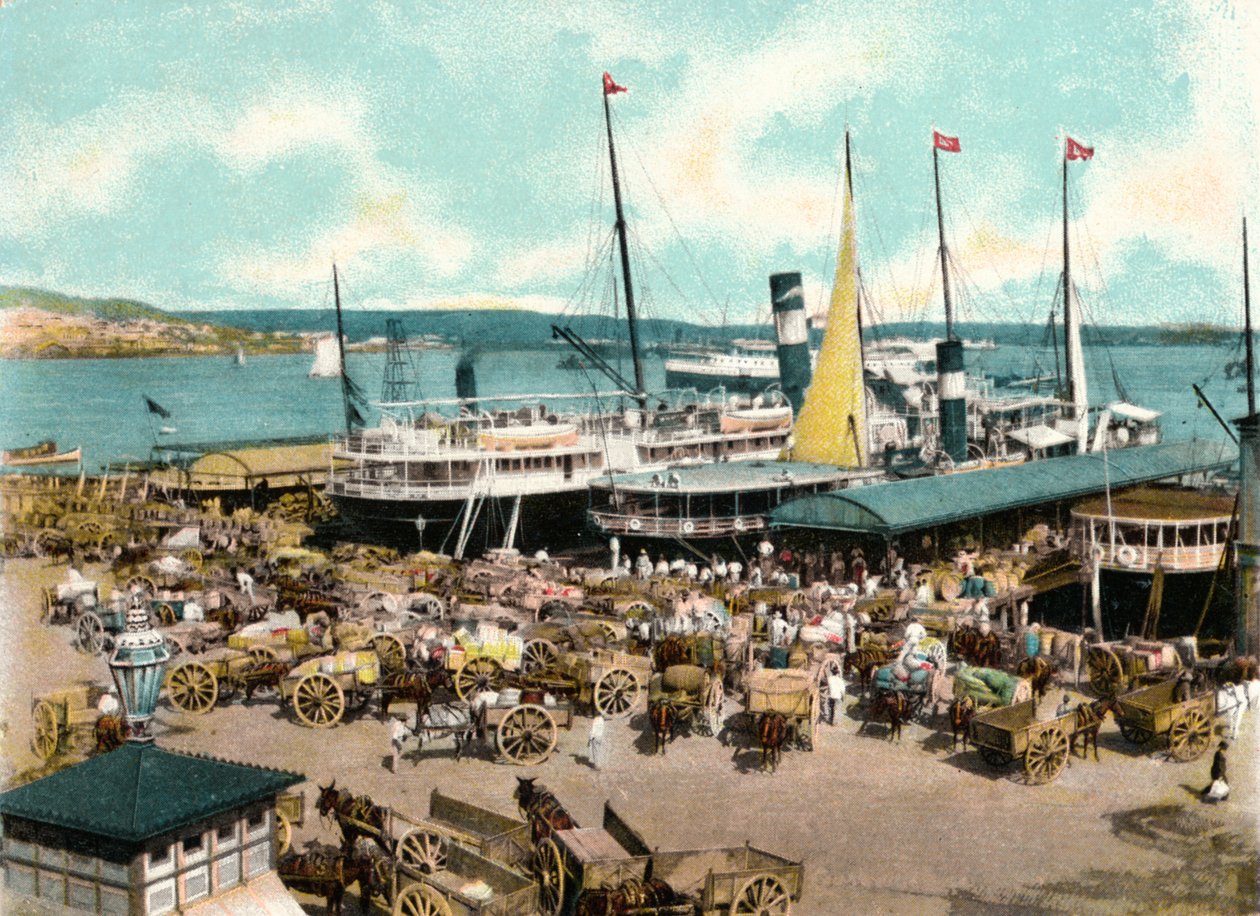 Muelle de Luz limanı, feribot, Havana, Küba, 1904 by Unbekannt